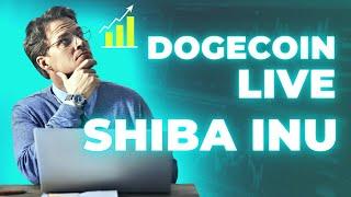  LIVE Dogecoin vs Shiba Inu Price Chart #Bitcoin #PEPE #Bonk #Sui