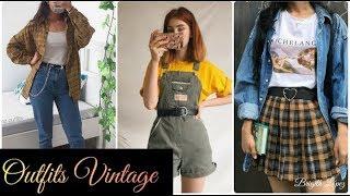 IDEAS INCREÍBLES DE OUTFITS VINTAGE 2020 / MODA RETRO | BRIGITH LÓPEZ