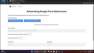 How to Automate Google Form Submissions Without Being the Form Owner | Easy Tutorial