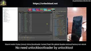 Xiaomi Redmi 5 Plus(vince) China (locker) Flash File Global Disable Micloud No Need Unlockbootloader