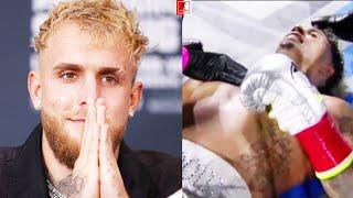 JAKE PAUL REACTS TO GIB KNOCKING OUT AUSTIN MCBROOM