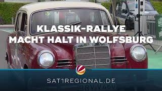 Klassik-Rallye: Oldtimer treffen in Wolfsburg ein