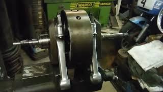 BSA A65 engine rebuild 1 Crank and big ends discussed.