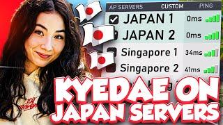 KYEDAE PLAYS JAPANESE VALORANT SERVERS !!!