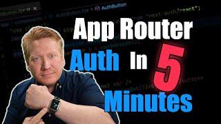 Next-Auth on App Router - Solid Auth, Super Fast