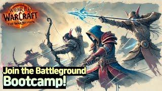 Solitary Pop Live Wow PVP : Battleground Bootcamp | the War Within:  魔兽世界 魔兽 와우 전장 01-06