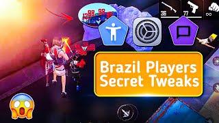 TOP 5 Brazil settings for free fire mobile | Enable THIS settings for MORE HEADSHOTS in free fire