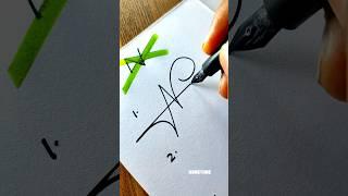 How to sign the letter N ?