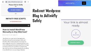 Redirect Wordpress Blog To Adlinkfly | Increase Your Url Shortener Earing | WP Safehided