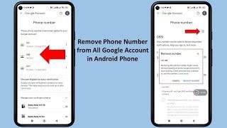 How to Remove Phone Number from All Google Account in Android Phone
