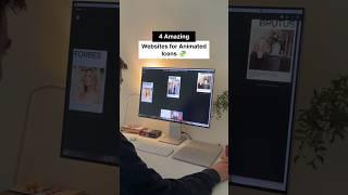 4 Amazing Websites for Animated Icons #animation #website #icon #shortsfeed #shorts #uiux #resources