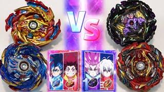 SPARKING FINAL BATTLE! | 2v2 Lucifer & Spriggan VS Helios & Hyperion | Beyblade Burst Sparking/Surge