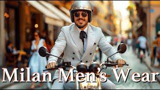 Milan Men's Street Style | Fashion Trends 2024 | Italian Men’s Style Guide