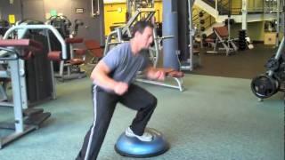 BOSU Lateral jumps - Joe Palumbo - Seattle Personal Trainer