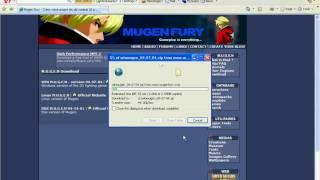 Mugen tutorials to how to download WinMugen Characters Screenpack
