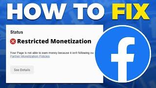 HOW TO FIX FACEBOOK RESTRICTED MONETIZATION ON YOUR PAGES 2025 (NEW)