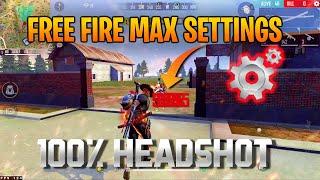 Free fire MAX PC headshot sensitivity settings | Bluestacks 5 headshot settings OB30 Update