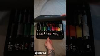 unboxing the Posca 60 Pen set with case... #posca #poscamarkers #unboxing #samuraiguineapig #artist