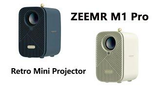 ZEEMR M1 Pro projector, a mini projector ,WIFI wireless same screen is available.