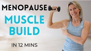 Menopause Ladies Build Muscle In 12 Mins At Home