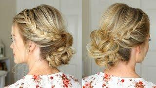 Lace Braid Homecoming Updo | Missy Sue