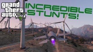 GTA V | Awesome Fighter Jet Stunts! (GTA 5)