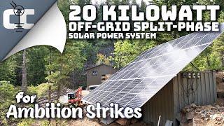 Massive 20kVA Off-Grid Power System by Current Connected️