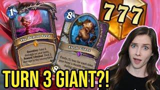 Earliest Giant Ever! | Quest Zoo Warlock | Hearthstone | United in Stormwind