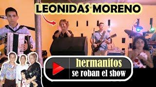 Miren como reaccionó LEONIDAS MORENO cuando escuchó a estos hermanitos imitar su música montañera