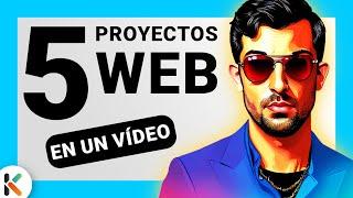  5 Proyectos de Maquetación Web en CSS en un solo vídeo (floats, responsive, Flexbox, Grid Layout)