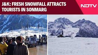 Snowfall News Today | Jammu And Kashmir | Fresh Snowfall Attracts Tourists In Sonmarg