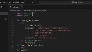 #QuickieTuts - Ingesting JSON to SQLite  | tagalog | #clmits