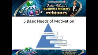 Victor Holman - How To Motivate Employees and Build Employee Morale