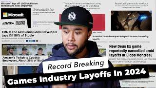 About the Games Industry Layoffs #layoffs #gamesindustry