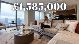 Inside the tallest residential tower in London | 65th floor apartment tour at Landmark Pinnacle