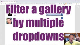 PowerApps filter gallery by dropdown