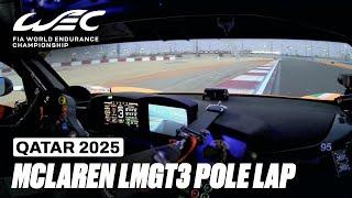 Sean Gelael Puts McLaren On Pole In LMGT3 I 2025 Qatar 1812 KM I FIA WEC