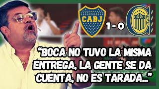 Caruso Lombardi durisimo Post - Boca jrs. (1) - Rosario Central (0) Torneo Apertura 2025 -