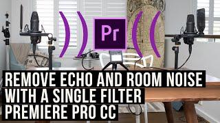 How to Remove echo and noise from a second microphone in Premiere Pro CC - 2020 Tutorial