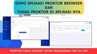 DEMO APLIKASI PROKTOR BROWSER DAN TUGAS PROKTOR DI APLIKASI | UNTUK MODA ONLINE