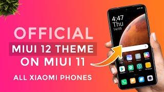 MIU 12 THEME FOR MIUI 11 SUPPORTED ALL XIAOMI PHONES