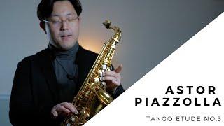 【Classical Saxophone Solo Performance】- Astor Piazzolla Tango Etude No.3 by Wonki Lee