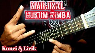 MARJINAL - HUKUM RIMBA (Kunci - Lirik) Cover kentrung ukulele By Bang Zaki