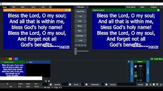 VMIX DISPLAY LYRICS, BIBLE AND SLIDES INTO LIVE PRODUCTION/ DESKTOP CAPTURE