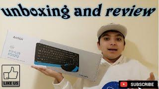 Unboxing And Review A4TECH FStyler FG1010 Wireless mouse and keyboard