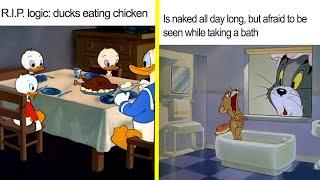 Ridiculous Examples Of Cartoon Logic That Will Make You Facepalm | Happy Land