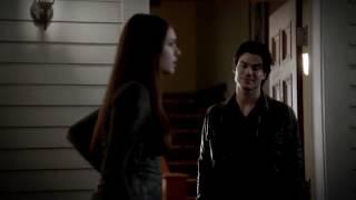 The Vampire Diaries: 3×10- Damon and Elena first kiss HD