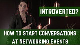 How to Start A Conversation at Networking Events