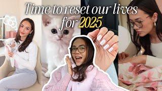 How to RESET YOUR LIFE in 2025! (organization, cleaning, shopping, and being creative)