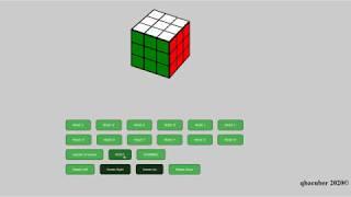 Rubik's Cube in JavaScript (HTML & CSS) 3D [GitHub]